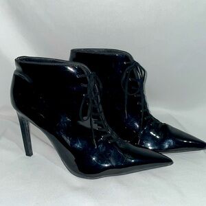 Patent Leather Bootie